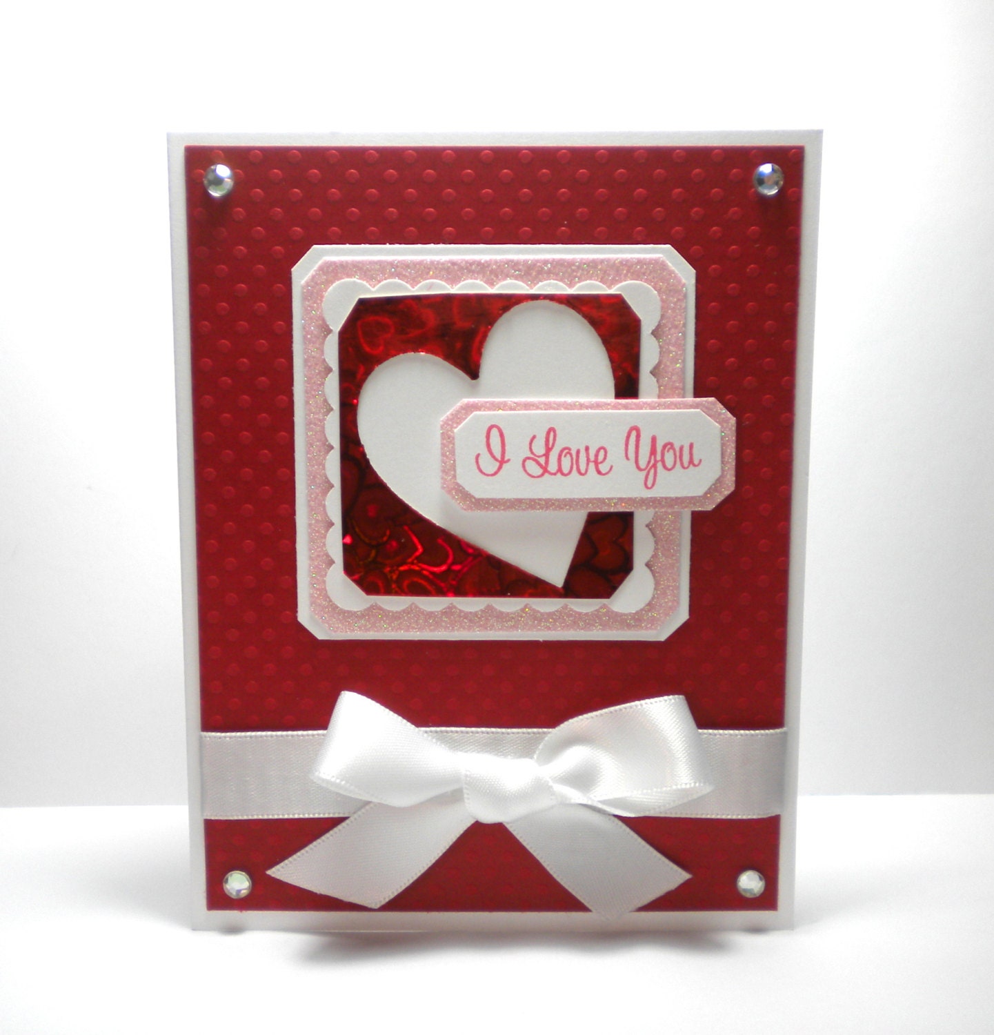Valentine Card, I Love You, Elegant, Beautiful, Heart, Red, Husband, Wife, Girlfriend, Boyfriend