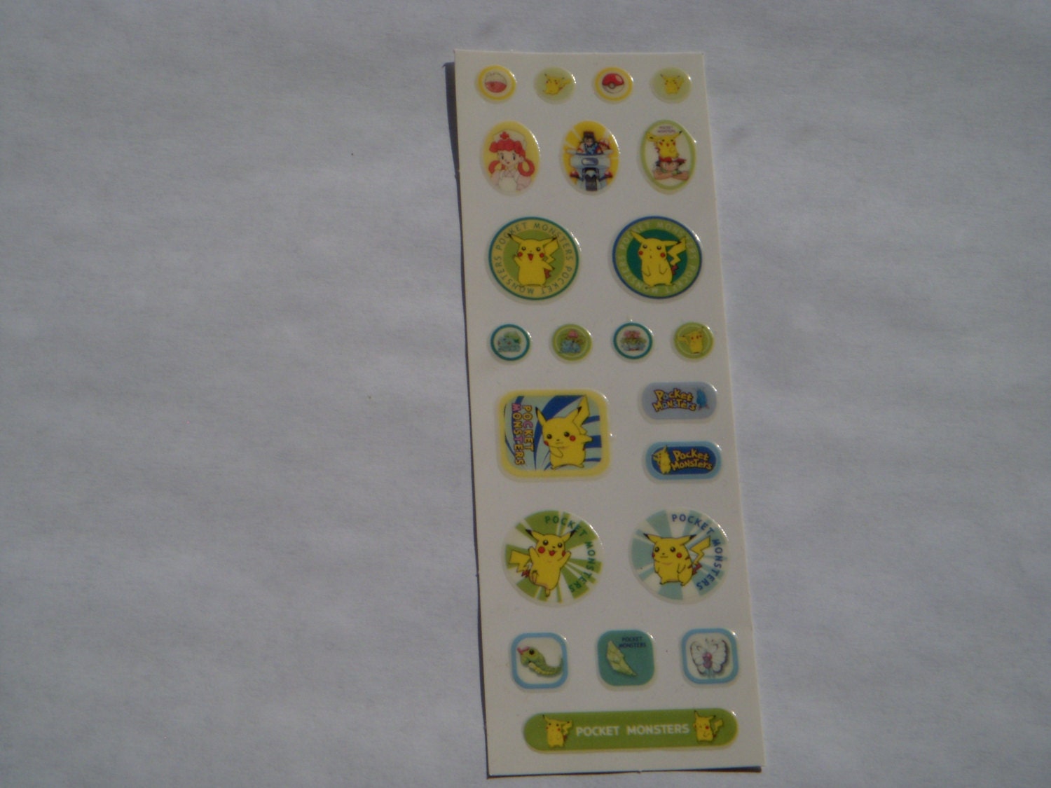 Pokemon Pikachu stickers