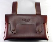 Handmade Genuine Leather Bike Tool Bag - Brown or Yellow
