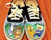 Regular Show/Adeventure Time Custom Vans