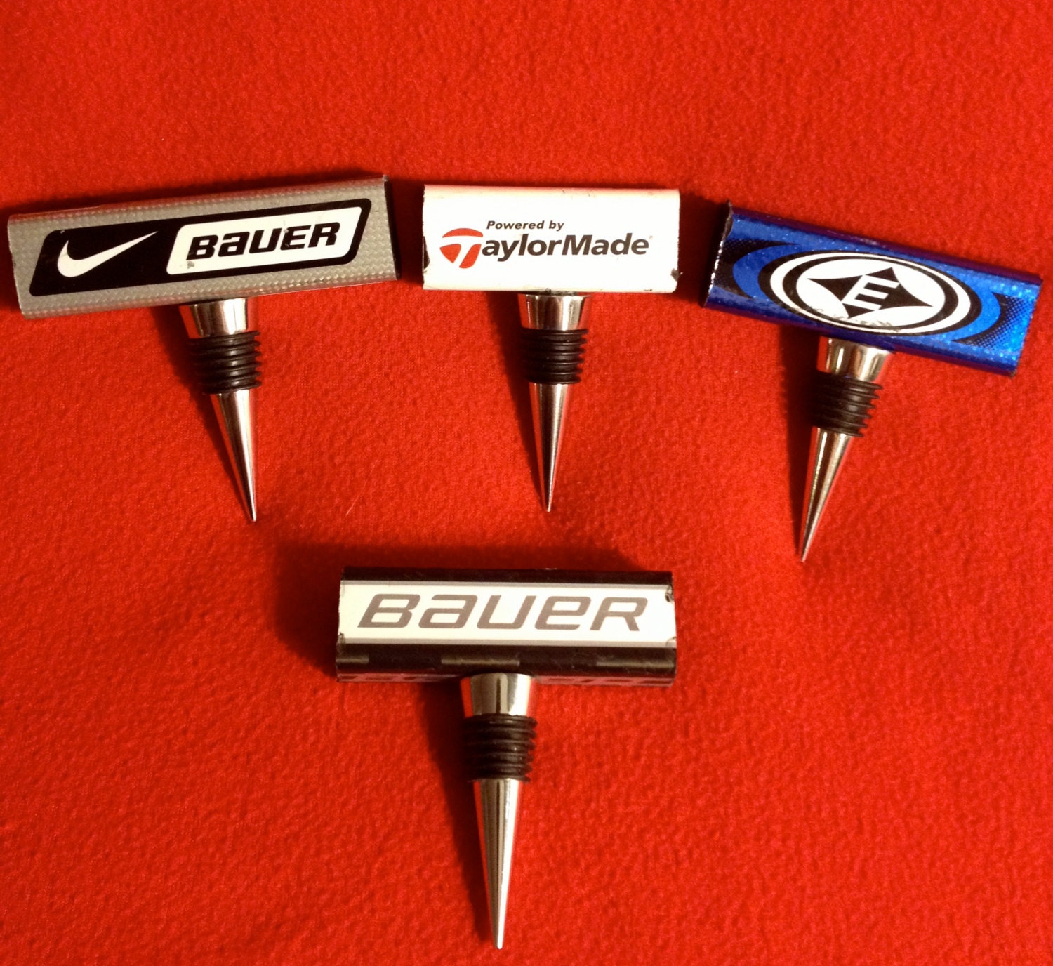 Hockey Stick Wine Bottle Stopper
