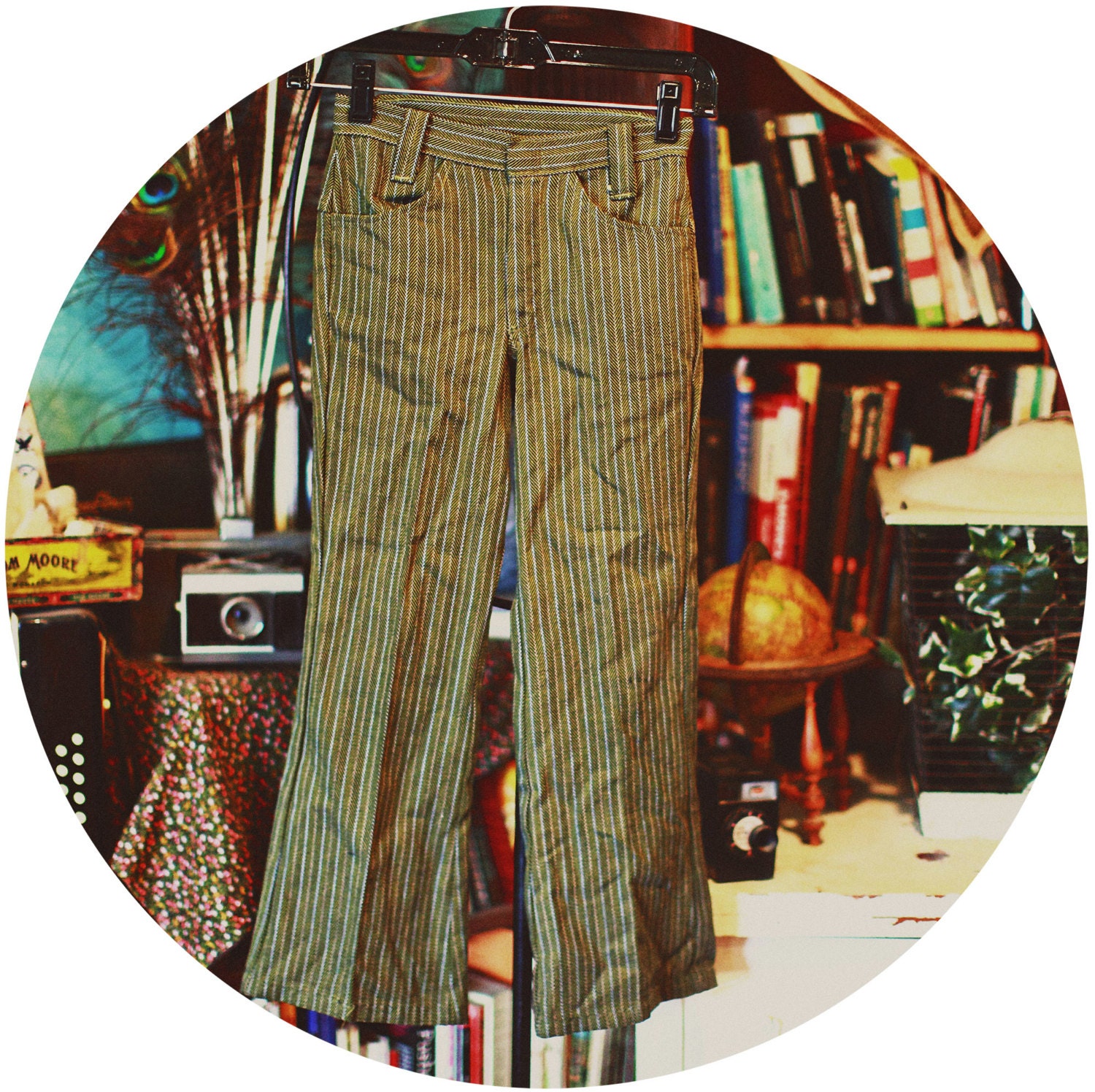 vintage 70s kids pants // vintage childrens clothes // retro boys pants