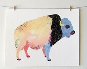 Cosmic Buffalo Print