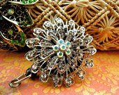 Layered Design Retractable Badge Holder . RN L&D ID Clip Reel . Rhinestone BadgeAlley . Crystal Lanyard . Nurse Teacher Gift . Nurse Jewelry