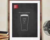 Minimalist Quotation Print - Oscar Wilde