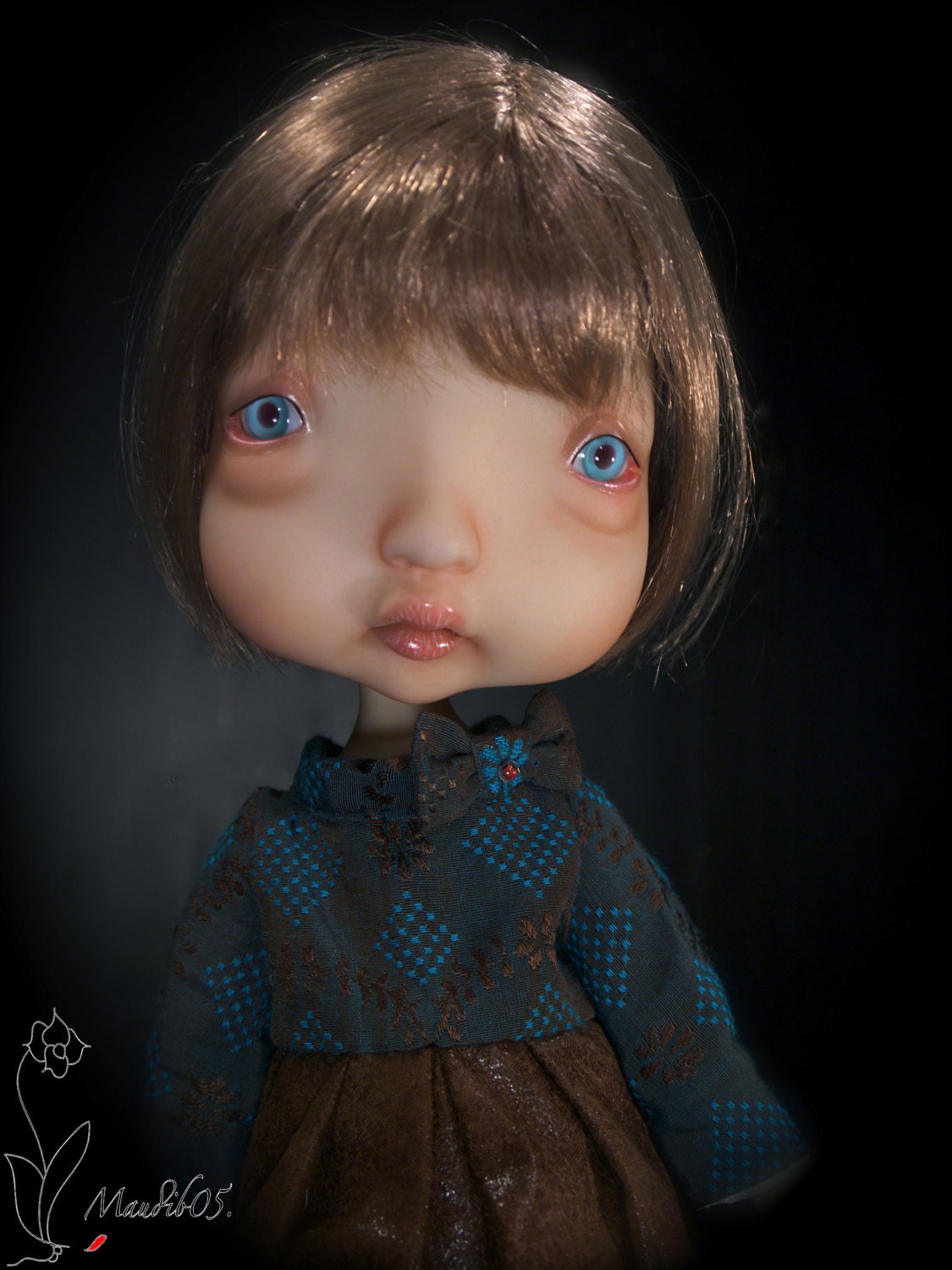 Pleather and Bows for NeferKane HumptyDoll and Similar