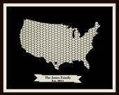 This is a personalized 8x10 United States print