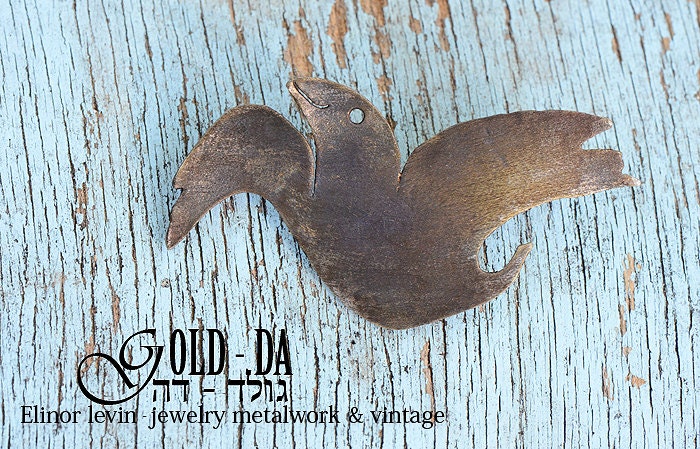 Bird brooch ,Bird Pin , vintage style bird ,free shipping,brooch pins , handmade brooch, metalwork,antique style brooch , Statement Brooch,