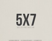 Any 5x7 typography print - inspirational quote poster - life quote typography - wall decor - interior design print