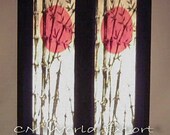 Asian Oriental Table/Desk/Nightstand Lamp - Bamboo Tree Design - Worldwide Seller - Handmade Factory Direct Lighting