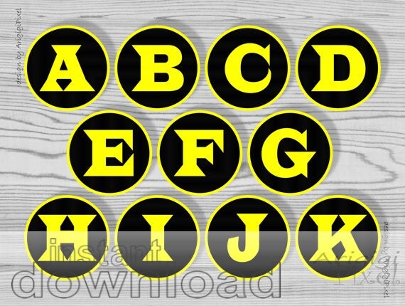 Batman Printable Alphabet LettersBatman Printable Alphabet Letters Free 