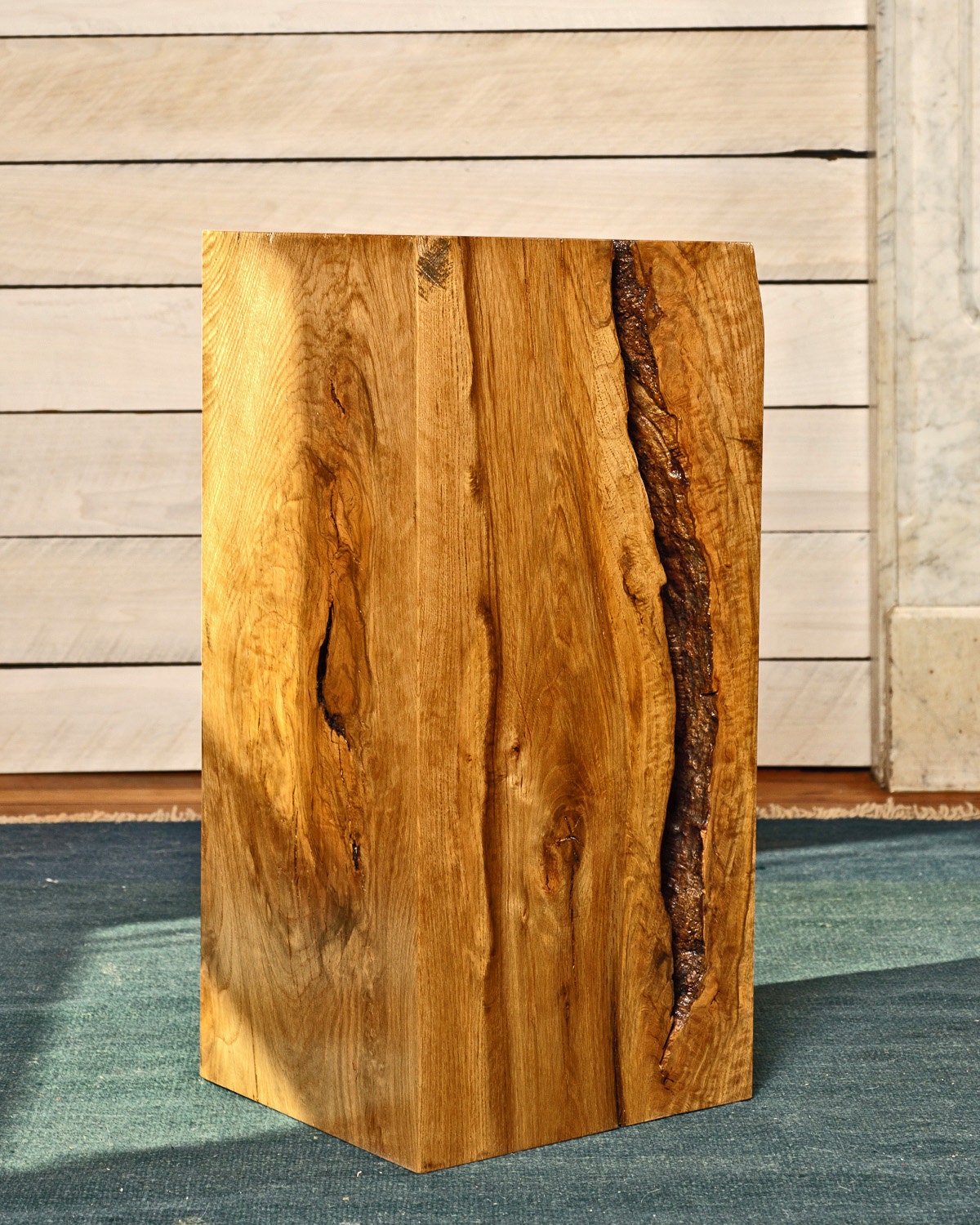 White Oak Pedestal