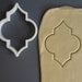 Quatrefoil plaque cookie cutter