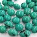 high quality natural turquoise gemstone nuggets freeform blue green jewelry beads 10-15mm full strand 16"