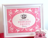 PRINTABLE Princess Custom Party Sign Il_170x135