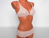 UNWORN Amazing 1970s Knitted Bikini, Swimsuit, Swimming Costume, Swimwear