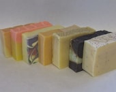 Set of 4 soaps ( your choice) cold process variety