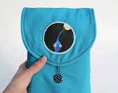Pikmin Wii U Gamepad Tablet Controller Cover - Handmade Geekery - Blue