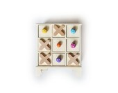 X and O's Miniature Chest of Drawers (Tic Tac Toe)