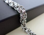 Mens Stainless Steel Bracelet - Mens Chainmaille Bracelet