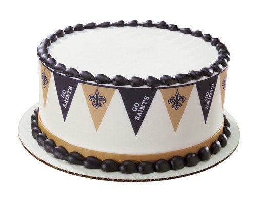 NFL-PENNANT-SAINTS- Borders Edible Image Cake Topper Il_570xn