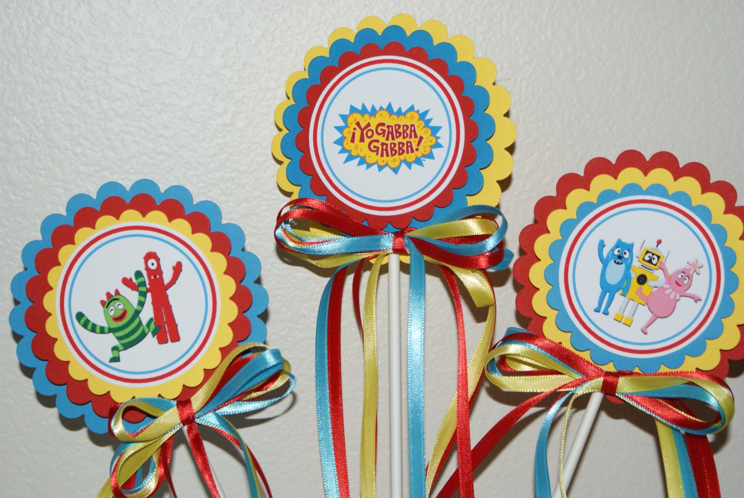 Yo Gabba Gabba Centerpiece - Set of 3
