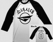 SNSD Girls' Generation Tiffany "Air GG" Raglan Baseball Style Shirt