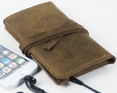 Travel Accessories  leather iPhone 5   iPhone 4/4S/3GS case leather  Sleeve Case Bag pouch cover with closure(801)