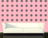 50 polkadots 5 in x 5 in modern wall designs