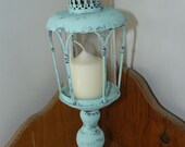 Home Decor, Metal candle holder, Cottage Chic Decor, Metal decor, Candle Holder, Vintage style