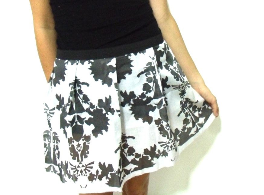 Nintendo character Zelda Mario Bowser fairies herule Skirt Geek retro vintage style