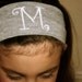 Monogrammed Knit Headband