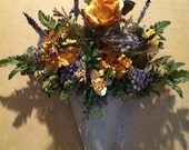 Wall Sconce White Sconce Pocket Sconce Decor Wreath Alternative Floral Arrangement