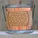Henna'd Goat Hide Hanging Candle Lantern: Radiating Sacred Geometry