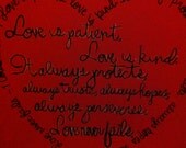 Love is Kind 11x14 canvas