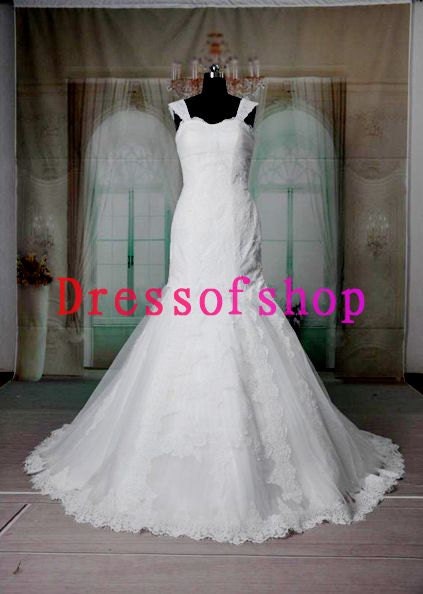 With Removable Straps Designer Lace Wedding Dresses   Wedding Gown