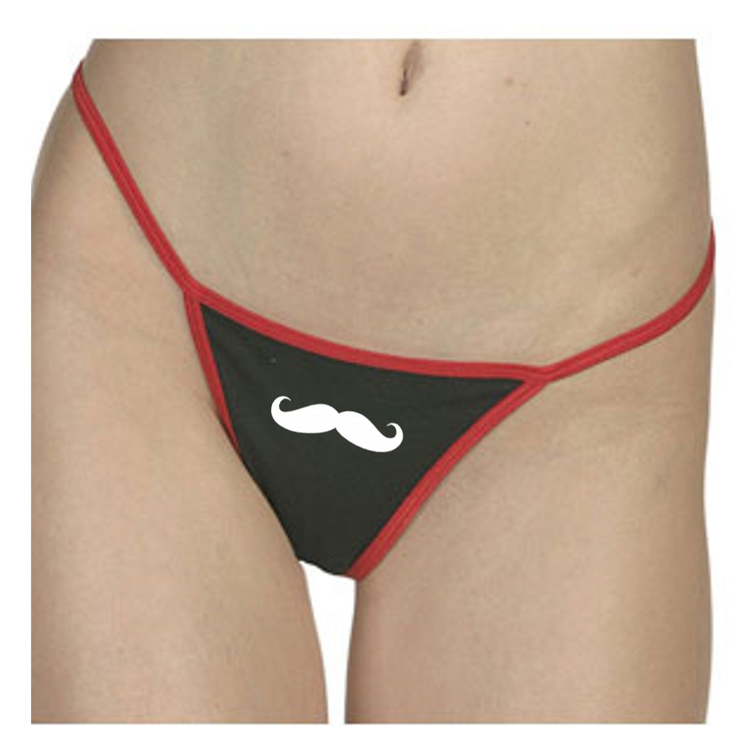 Items similar to Funny Mustache Thong Underwear, Panties, Undies