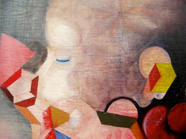 original oil painting, untitled,monkeyboy