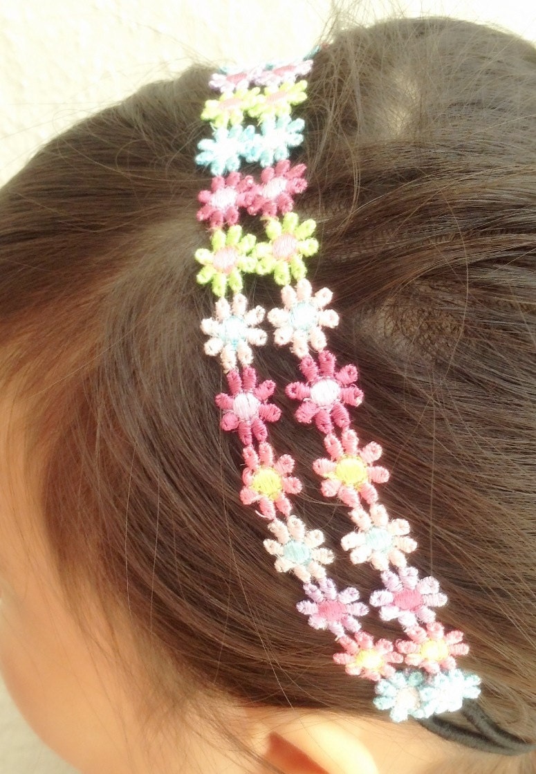 Little MiMi Sugar Mini Flora Headband,kids,girl, women, spring wedding, accessories, flower girl, girl clothing, dress , princess
