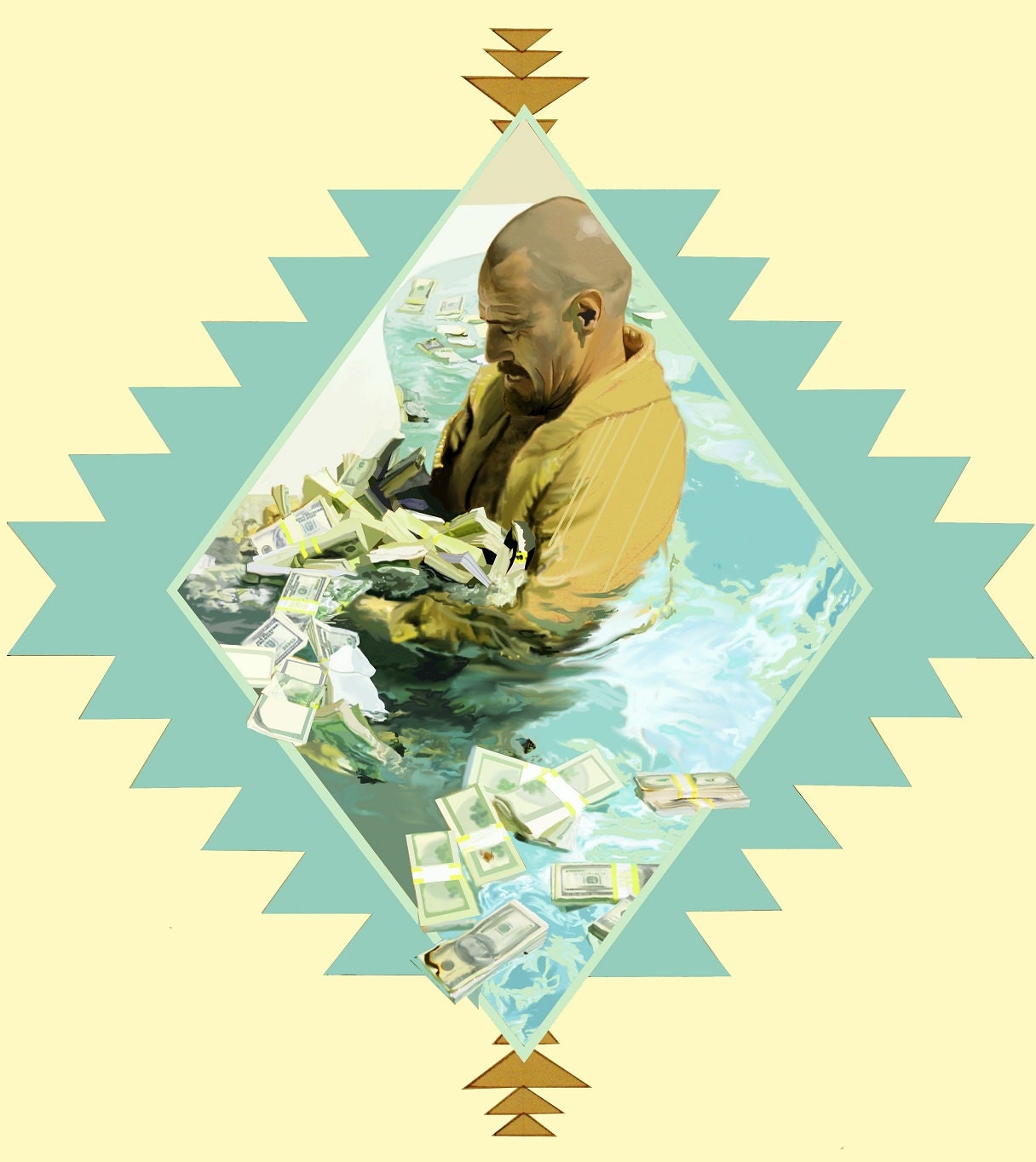 Breaking Bad Heisenberg Walter White Print