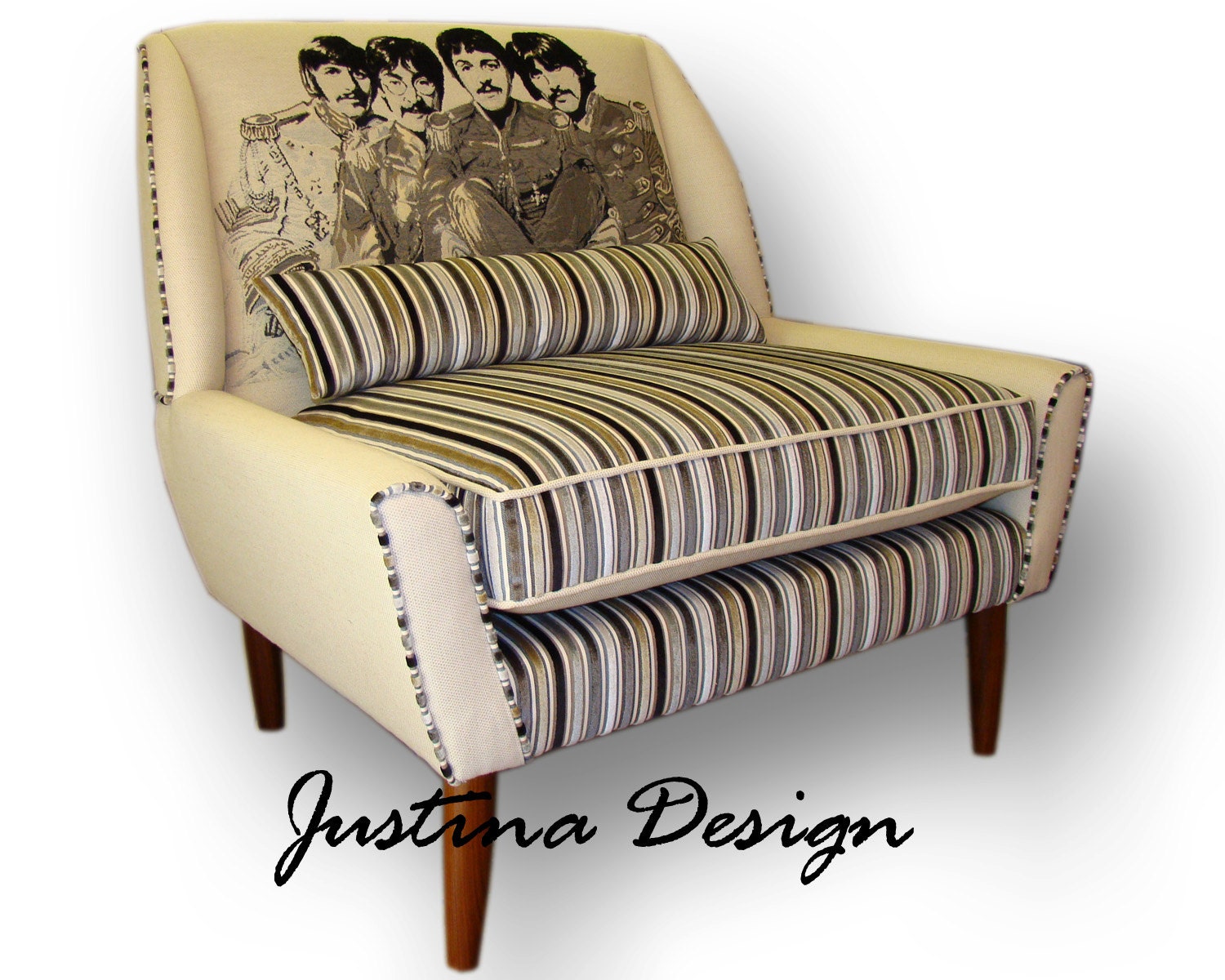 The Beatles armchair in Andrew Martin fabrics