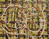 Kinverge:  limited edition original woodblock print
