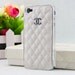 iPhone 4 4S 5 Galaxy S3 Luxury Chanel White Leather Case USA