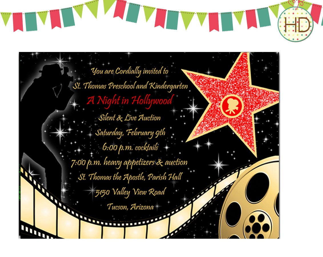 Movie Themed Invitation Template Free from img0.etsystatic.com