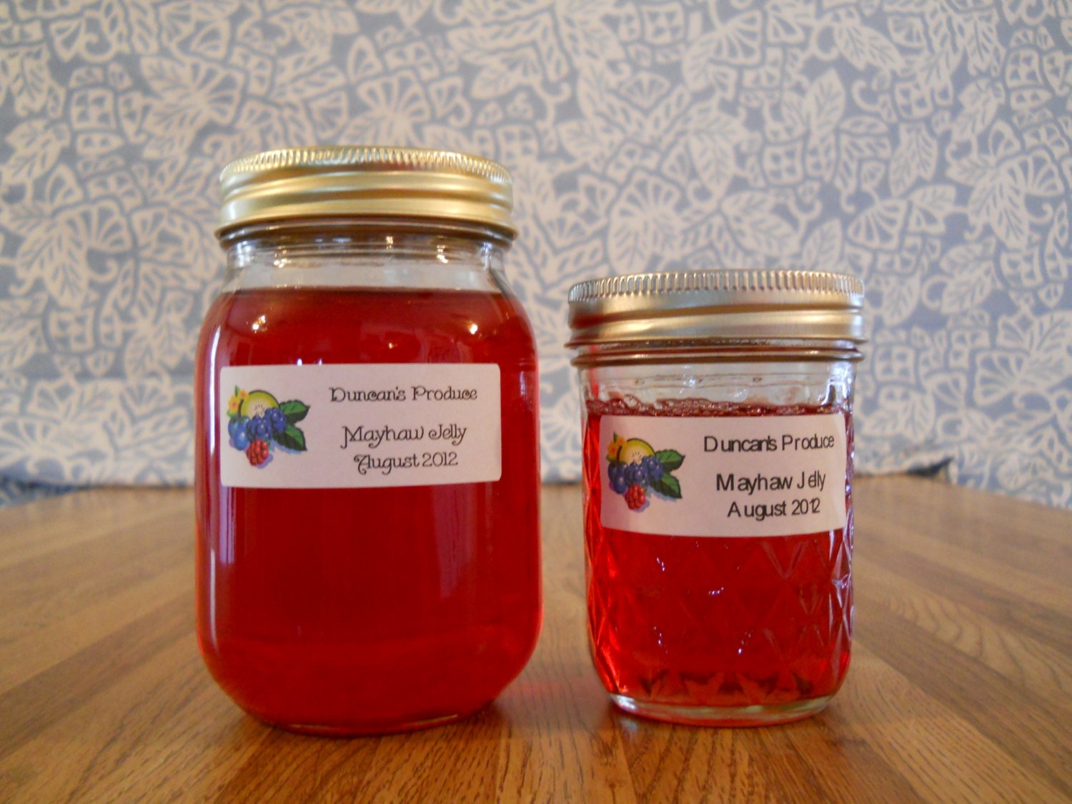 Homemade Jelly, 16 oz. (Pint), Mayhaw, Dewberry, Peach, Plum, Pepper Jelly