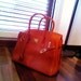 REDUCED more than 50% Hermes STYLE Birkin bag made by artisan in Florence