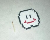 A cloud tile from SNES-game Super Mario World, 16-bit bead sprite
