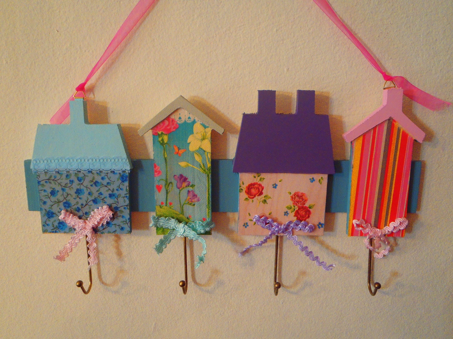 Decoupaged Handmade Wall Hanger