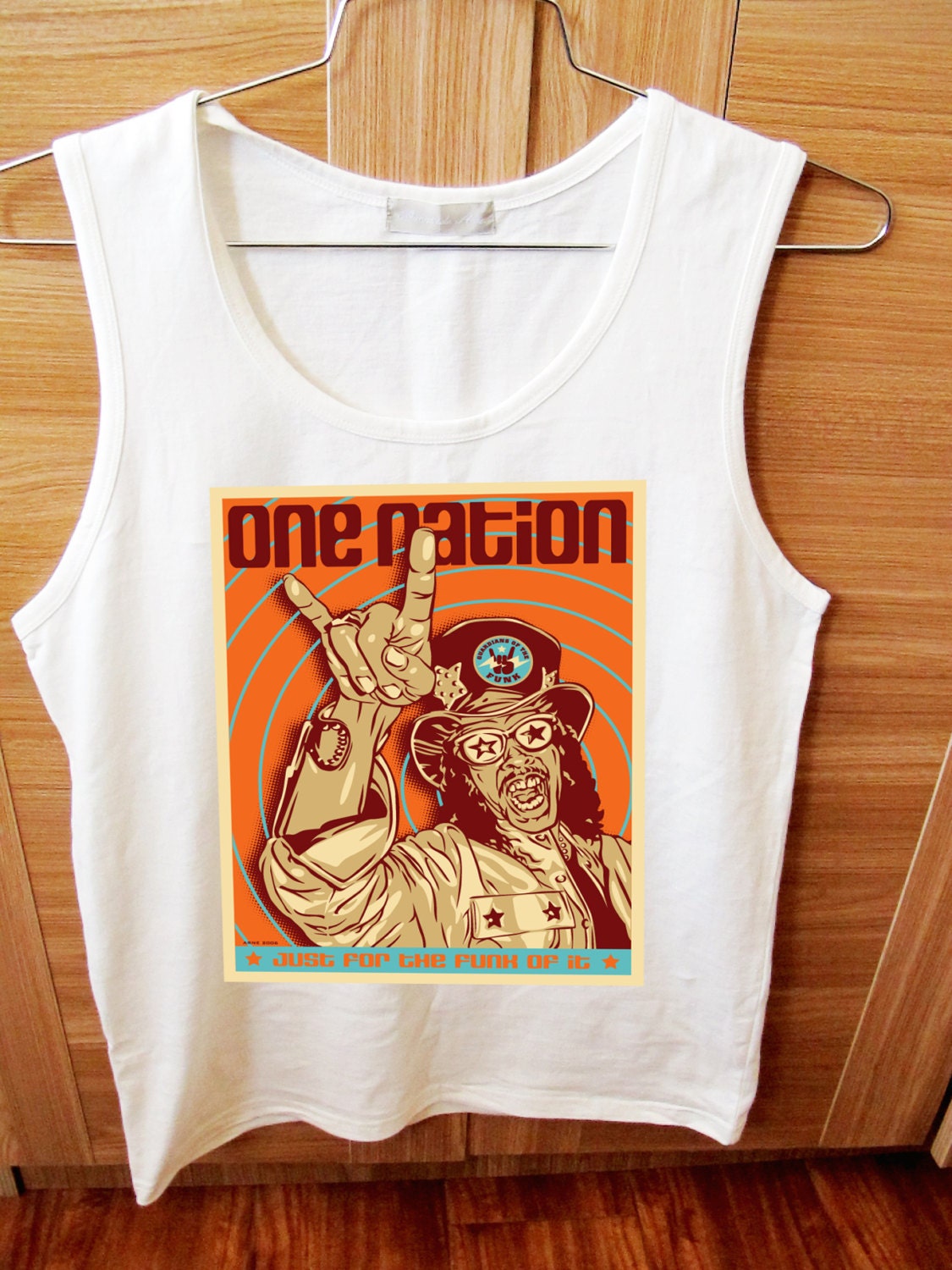 One Nation Punk Pattern Women Shirt , Crop Top Tank Tops T-Shirt , Sexy Hipster Crop Top Shirt , Custom Photo T-Shirt