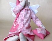 Goodnight Angel Birthday Holiday. Height 15.7 ". Tilda Doll. Handmade.